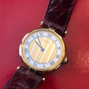 VNTG Must de Cartier Trinity watch - excellent